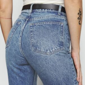 Reformation Cynthia Highrise Straight Jeans